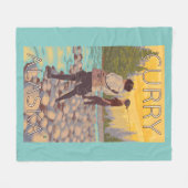 Frauen fliegen Fischen - Curry, Alaska Fleecedecke (Vorderseite (Horizontal))