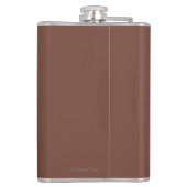 Frauen fliegen Fischen - Katmai, Alaska Flachmann (Rückseite)