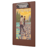 Frauen fliegen Fischen - Montana Klemmbrett (Links)