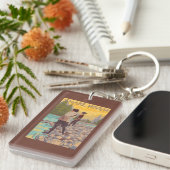 Frauen fliegen Fischen - Snake River, Idaho Schlüsselanhänger (Vorderseite rechts)