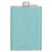 Frauen fliegen Fischen - Yukon, Alaska Flachmann (Rückseite)