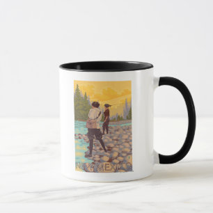 Frauen fliegen FishingNew Mexiko Tasse