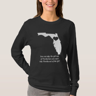 Frauen Florida Karte Herzschmerzen Mädchen Niedlic T-Shirt