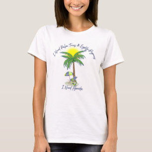 Frauen Florida Palm Trees & 80 Grad T-Shirt