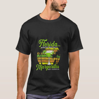 Frauen Florida Salz Margaritas Nicht Gehwege Stran T-Shirt