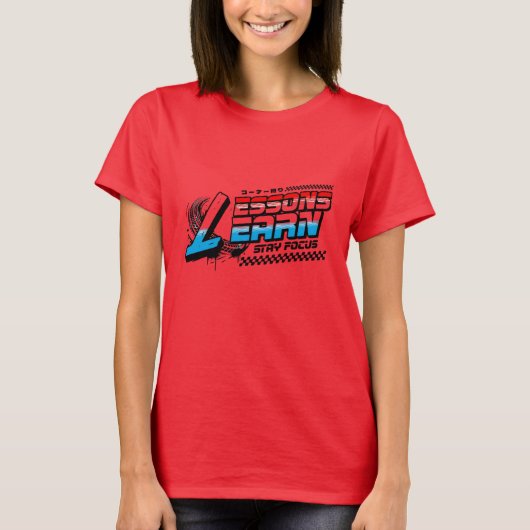 FRAUEN FOKUS LERNEN T SHIRT (Vorderseite)