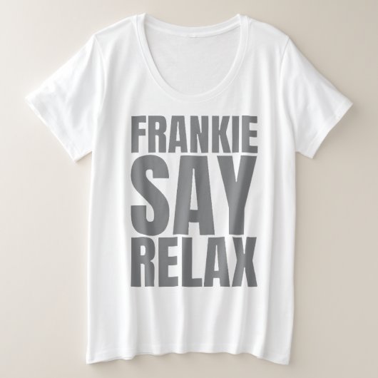 Frauen Frankie Say Relax Tshirt (Design vorne)