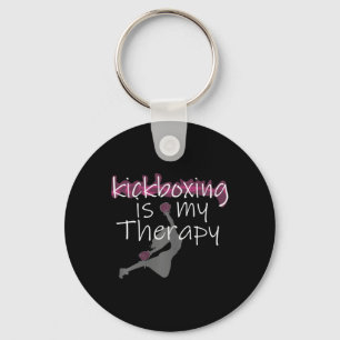 Frauen Frauen Kickboxen Ist Meine Therapie , Kickb Schlüsselanhänger