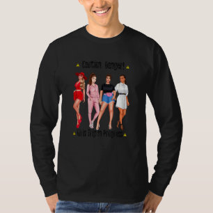 Frauen Frauen Mädchen Reise Fortschritt Auf dem We T-Shirt