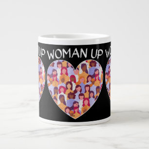 Frauen Frauenfeindlichkeit Frauenförderung Jumbo-Tasse