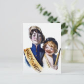 Frauen - Frauenwahlrecht, 1915 Postkarte (Stehend Vorderseite)