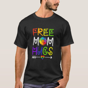 Frauen - Freie Mama Hugs Daisy Rainbow Herzblut Pr T-Shirt