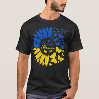 Frauen Frieden in der Ukraine Sonnenblumen T für F T-Shirt