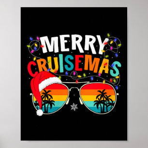Frauen Frohe Cruisemas Kreuzfahrtschiff Kreuzfahrt Poster