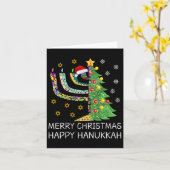 Frauen frohe Weihnachten glücklich Hanukkah jüdisc Karte (Gelbe Blume)