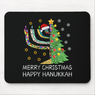 Frauen frohe Weihnachten glücklich Hanukkah jüdisc Mousepad