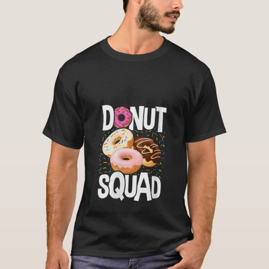 Frauen Funny Donut Squad Doughnut für Männer Fraue T-Shirt (Vorderseite)