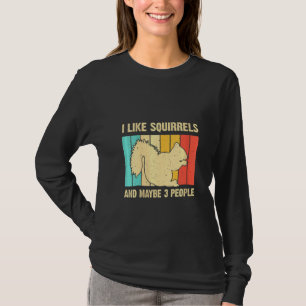 Frauen Funny Eichhörnchen für Kinder Männer Frauen T-Shirt
