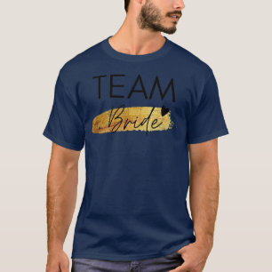 Frauen Funny Wedding Team Bridge zu Bridal Bache T-Shirt