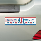 Frauen für (4) Romney Autoaufkleber (Auf Auto)