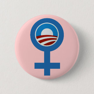 FRAUEN FÜR BARACK OBAMA KAMPAGNEN-KNOPF BUTTON