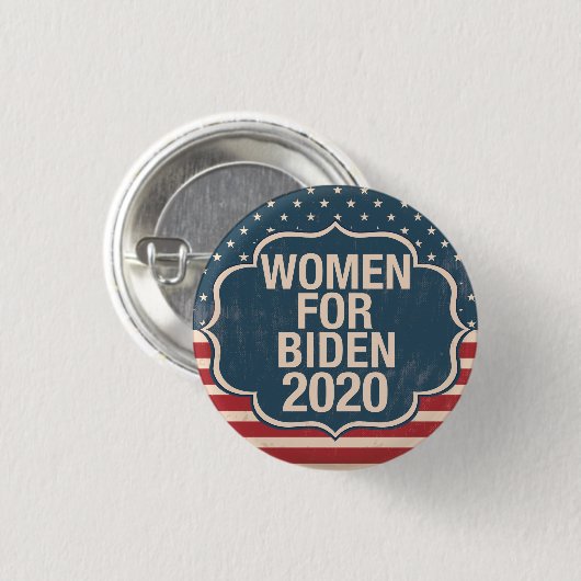 Frauen für den Biden 2020 Button (Vorne & Hinten)