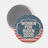 Frauen für den Biden 2020 Magnet (Vorderseite/Rückseite)