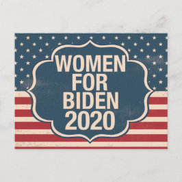 Frauen für den Biden 2020 Postkarte