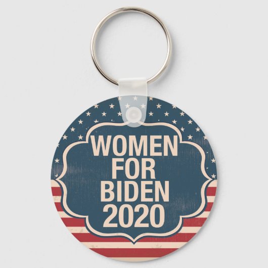 Frauen für den Biden 2020 Schlüsselanhänger (Vorderseite)