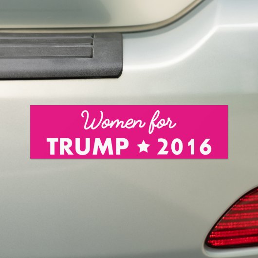Frauen für Donald Trump Autoaufkleber (Auf Auto)