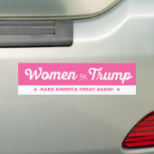 Frauen für Donald TrumpAutoaufkleber 2016 Autoaufkleber (Auf Auto)