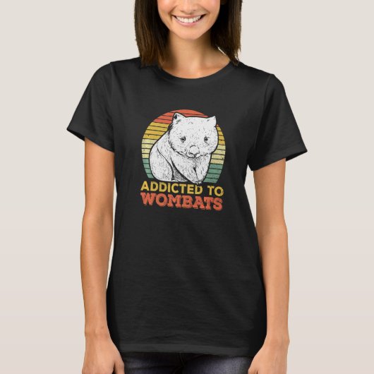 Frauen für eine Wombat zugesetzt T-Shirt (Vorderseite)