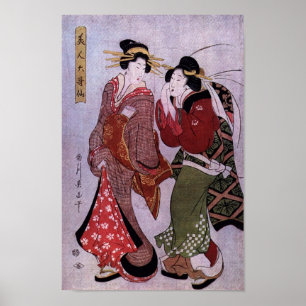 Frauen für einen Spaziergang Poster