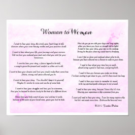 Frauen für Frauen ©2012 by Trinka Polite (Plakat) Poster