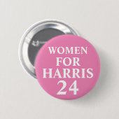 Frauen für Harris Button (Vorne & Hinten)