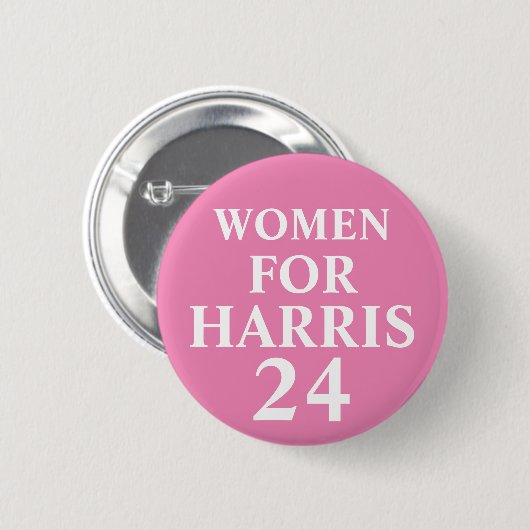 Frauen für Harris Button (Vorne & Hinten)