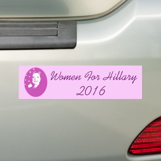Frauen für Hillary 2016 Autoaufkleber (Auf Auto)