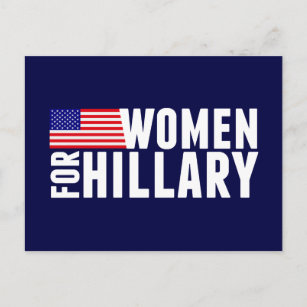 Frauen für Hillary Postkarte