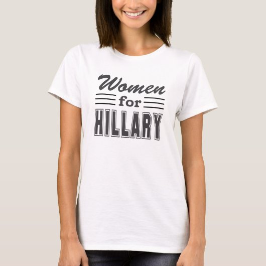 Frauen für Hillary T-Shirt (Vorderseite)