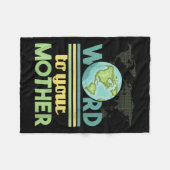 Frauen für ihre Mutter sprechen - Umwelt Fleecedecke (Vorderseite (Horizontal))