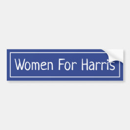 Frauen für Kamala Harris 2024 Autoaufkleber