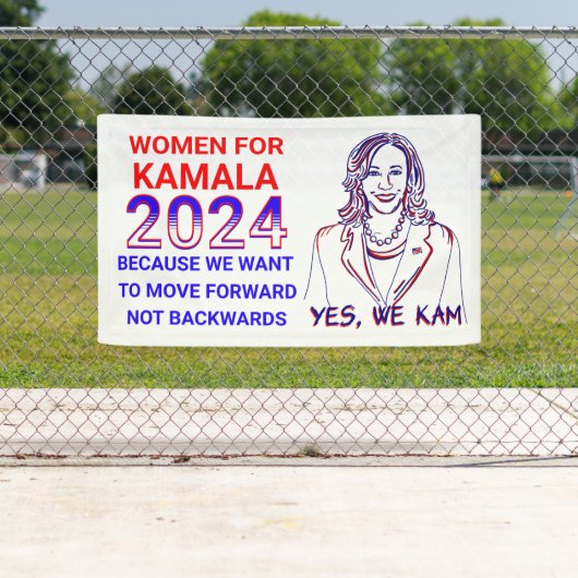 Frauen für Kamala Harris 2024 Wahl Banner (Insitu)