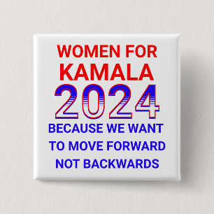 Frauen für Kamala Harris 2024 Wahl Button