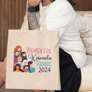 Frauen für Kamala Harris 2024 Wahl Tragetasche