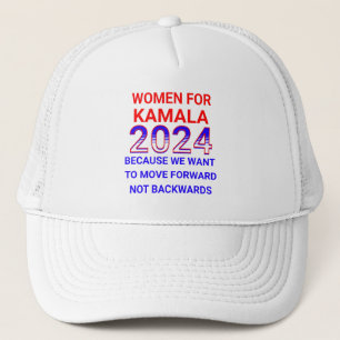 Frauen für Kamala Harris 2024 Wahl Truckerkappe