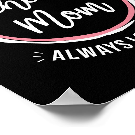 Frauen für Mama Poster (Ecke)