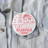 Frauen für McCain Palin 2008 Button (Beispiel)
