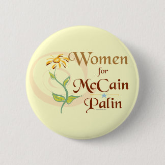 Frauen für McCain/Palin Knopf Button