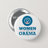 Frauen für Obama Button (Vorne & Hinten)