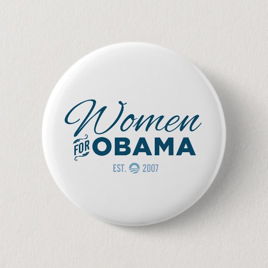 Frauen für Obama Button (Vorderseite)
